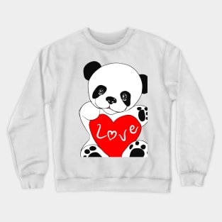 Panda love you Crewneck Sweatshirt